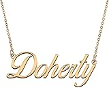 HUAN XUN Customized Custom Simple Any Name Necklace