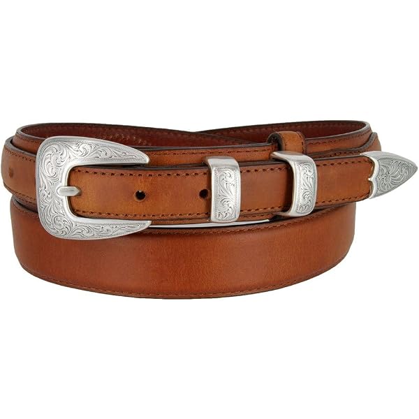 chinese dress ladies Belts.com Brenton_Genuine Full-Grain Cowhide Leather Dress Belt with  Western Silver Plated Buckle Set (Alligator Tan, 32) at Amazon Women's  Clothing store