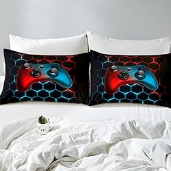Teen Boys Gamer Duvet Cover King Size for Game Room