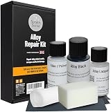 The Scratch Doctor Alloy Repair Kit for Wheel Rims Complete Kit Black