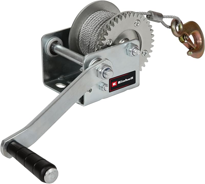 Einhell TC-WI 500 Manual Cable Winch 500 kg 10 m Wire Non-Slip Grip