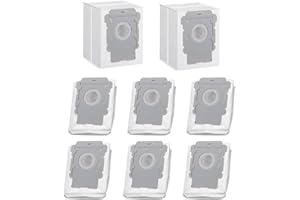 Omiracle 8 Pack Vacuum Bags Compatible with iRobot Roomba i3+, i4+, i5+, i6+, i7+, i8+, j5+, j6+, j7+, j8+, j9+, s9+, Replacement Dirt Disposal Bags for Roomba Clean Base Models, Leak-Proof Design