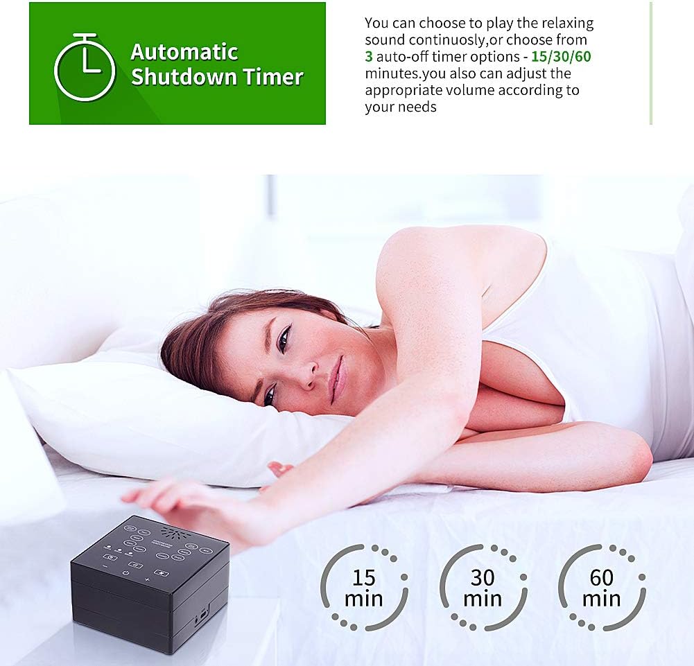 Sound Machine for Baby Sleeping, Bentale 2 in 1 White Noise Machine with Touch Screen and Essential Oil Aroma Therapy Diffuser 3 Timer 10 High-Fidelity Sounds for Baby Kids Adults Home Office Use: Health & Personal Care