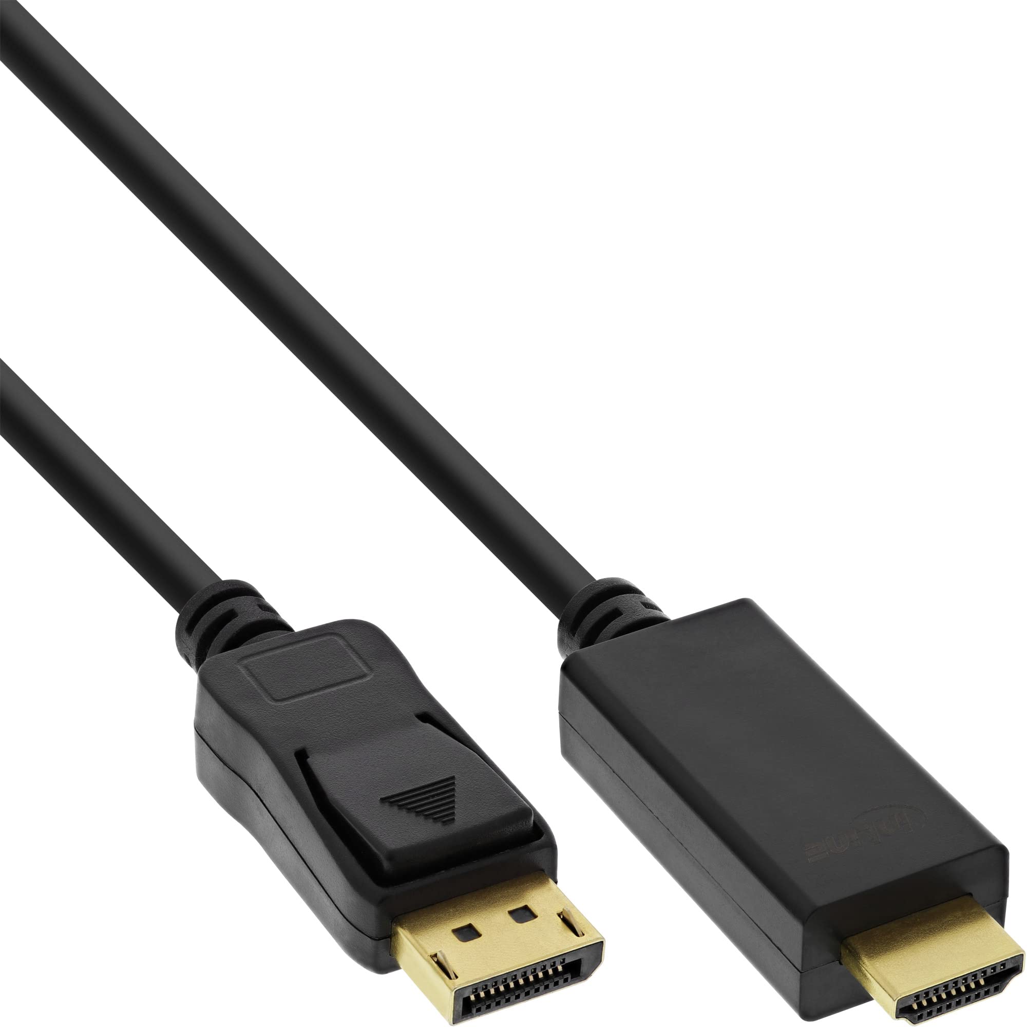 InLine 17186I video cable adapter 0.5 m DisplayPort HDMI Type A (Standard) Black