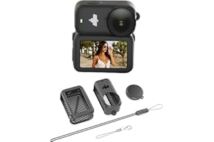 Arxonis 4-in-1 Silicone Protective Case Compatible with DJI Osmo Nano, Full Body Protection Set with Lens Cap & 2 Anti-loss L