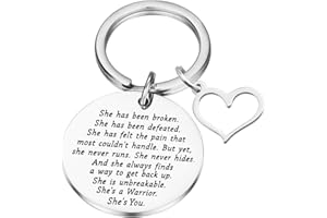 Lywjyb Birdgot Cancer Survivor Gift She is Unbreakable She's A Warrior She's You Cancer Fighter Gift