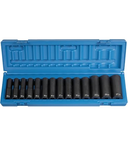 Amazon.com: Grey Pneumatic Corp 1312D 1/2'' Drive Deep Length