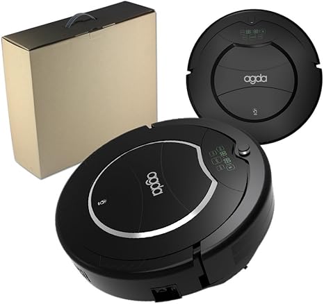 Amazon De Agda Staubsaugroboter Saugroboter Roboter Automatic Cleaner Flach Unter Mobel Boden Schwarz