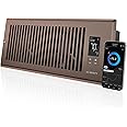AC Infinity AIRTAP T4 Bronze, Register Booster Fan for 4” x 12” Register Holes, Improves Heating & Cooling Vents, Quiet 10-Speeds, Bluetooth App Control Data Alerts