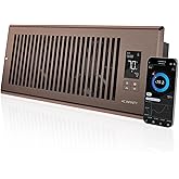 AC Infinity AIRTAP T4 Bronze, Register Booster Fan for 4” x 12” Register Holes, Improves Heating & Cooling Vents, Quiet 10-Speeds, Bluetooth App Control Data Alerts. ONLY FITS 4” x 12” Duct Openings