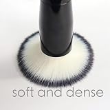 HAPPITON Makeup Brush Kabuki Flat Top Foundation Brush view 2