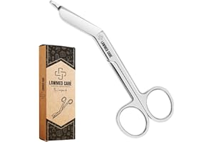 LawMed Care Medical Scissors - EMT and Trauma Shears - 4.5 Inch Nursing and Surgical Scissors - Stainless Steel Bandage Scissors for Nurses (4.5)