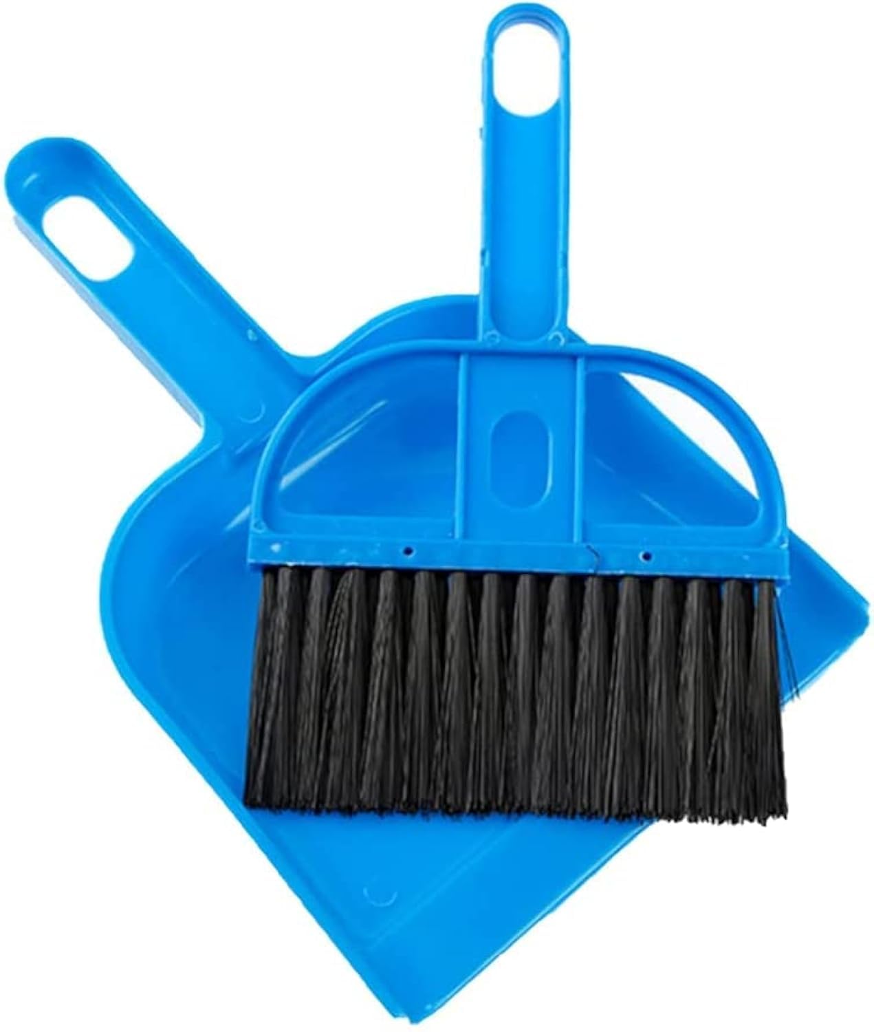 Photo 1 of Mini Dustpan and Broom Set Portable Plastic Brush Set (Blue) Used for Desk, Home, Kitchen,Cage Cleaning of Any Small Animals, Guinea Pigs, Rabbits, Hamsters