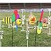 YDZN 3D Animal  Windmill Wind Spinner Whirligig For Kids Child Toy Home Lawn Yard Decor (Bee)