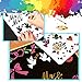 Swpeet 25Pcs Mixed Pattern Hollow Out Painting Stencils Kit, Plastic Planner Stencils Square Shape Journal Stencil for Bullet Journal Painting Craft/Journal/Notebook/Diary/Scrapbook DIY