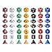 Kuuqa DND Dice Set Polyhedral Game Dice Set with Dice Bags for Dungeons and Dragons DND D&D MTG RPG Card Games D% D20 D12 D10 D8 D6 D4, 7 x 7 (49 Pieces)