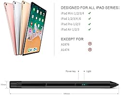 LACORAMO Stylus Pen USB Rechargeable Active Digital Pen With