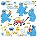 RoomMates Me Love Cookie Monster Peel and Stick Wall Decals