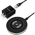 15W Samsung Wireless Charger with Fast QC 3.0 Wall Adapter for Galaxy S24 S23 Ultra S22 S21 FE S20 Z Fold 5 Flip 5 4,Motorola Moto Edge 2022 Edge+ Razr 2023 G Power 2024,Phone Station Charging Pad