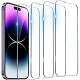 NEEPART 4 Pack Tempered Glass Screen Protector for