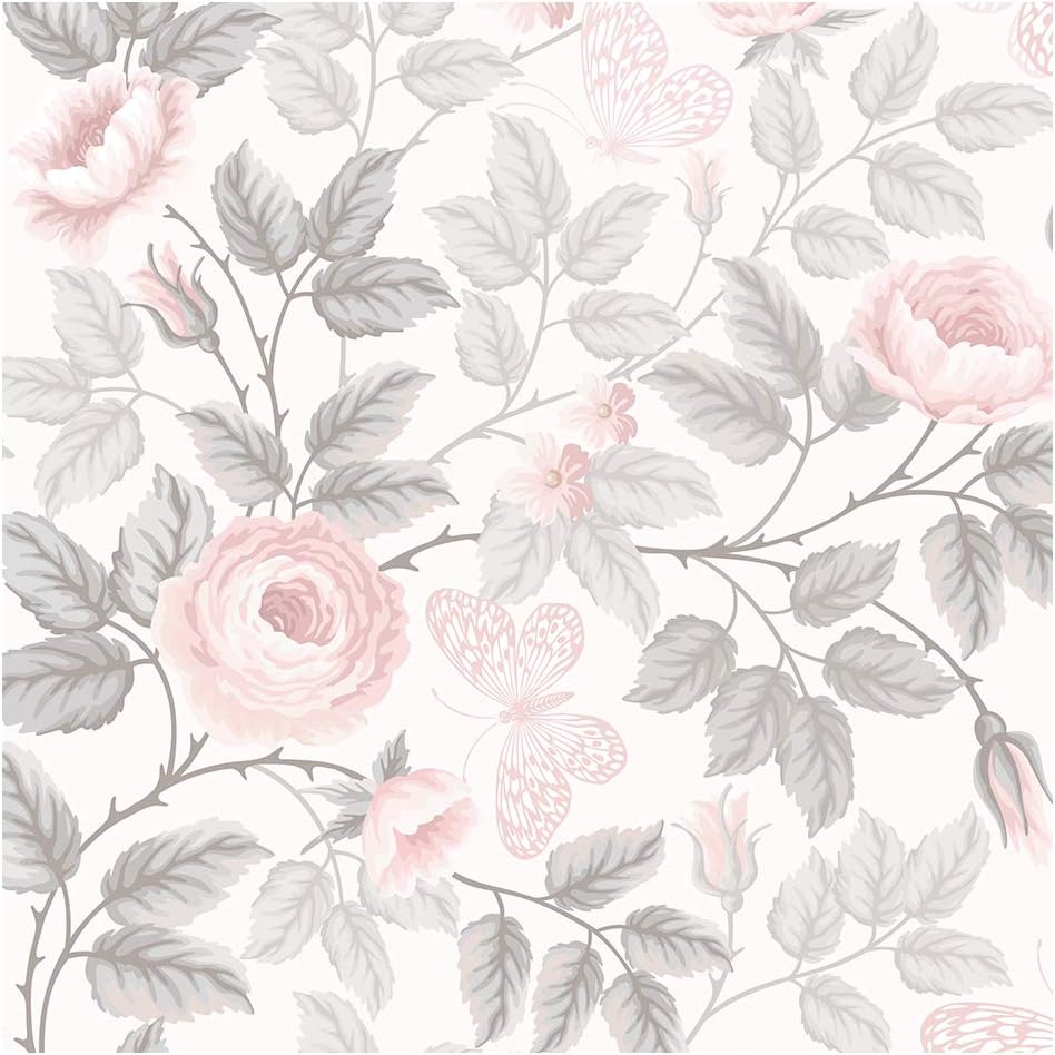 murando Wallpaper Flowers 10m / 393.7" Roll of Fleece Wall Paper Non-Woven Premium Art Print Design Decorative Panel Photo Picture Image Nature b-C-0264-j-a