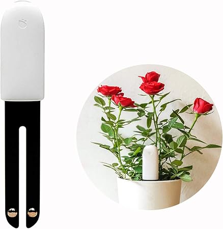 for HHCC Flora Pflanzen Clever 4 in 1 Smart Plant Luftfeuchtigkeit Helligkeit Dnger Temperaturmit Bluetooth und App Kontrolle