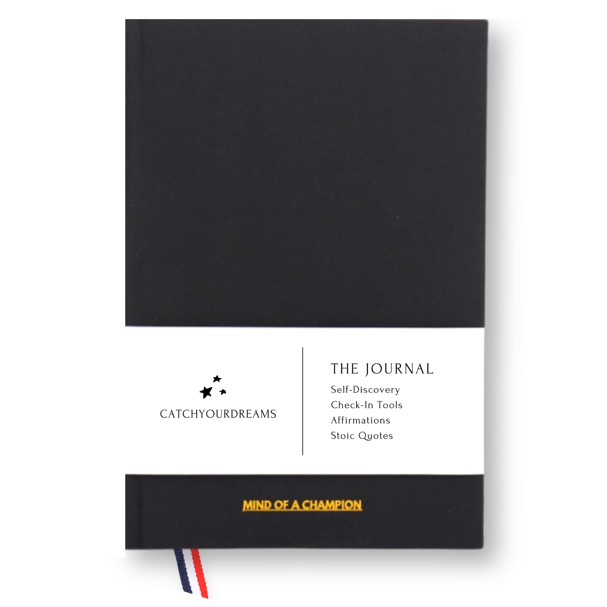 Mind Of A Champion - Self-Mastery & Mindfulness Journal for Men and Women: Daily Guided Prompts for Goal Setting, Productivity, Gratitude, and Personal Growth Goal Planner & Diary (Black) — image 1
