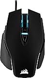 Corsair M65 Elite RGB Óptico FPS - Ratón para Juegos (18 000 PPP Óptico Sensor, Retroiluminación RGB LED, Sistema de…