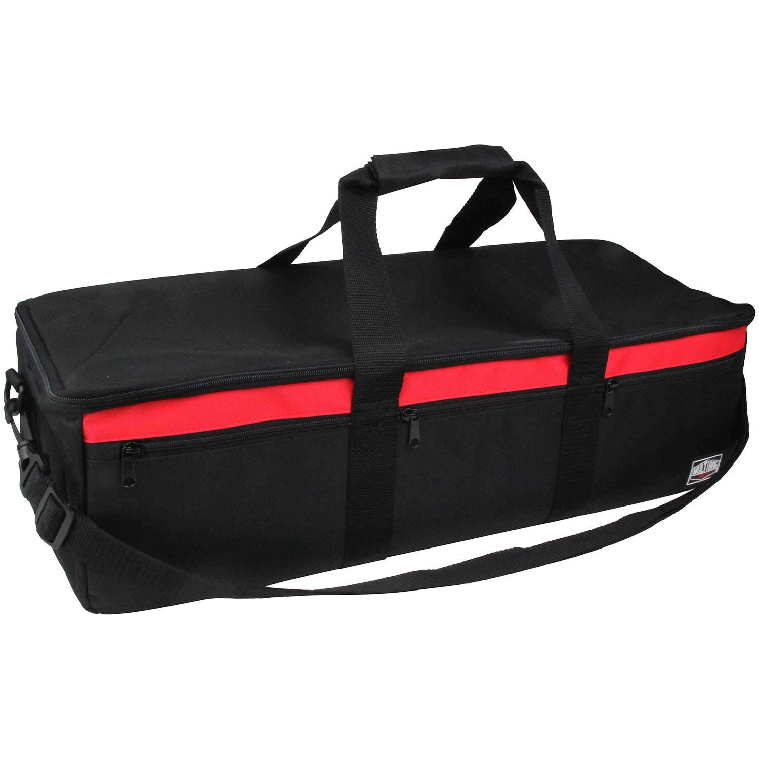 SK11(エスケー11) マルチクリーナーバッグ SMCB-BK 掃除機収納 ツールバッグ ブラック&レッド ショルダーベルト付商品画像