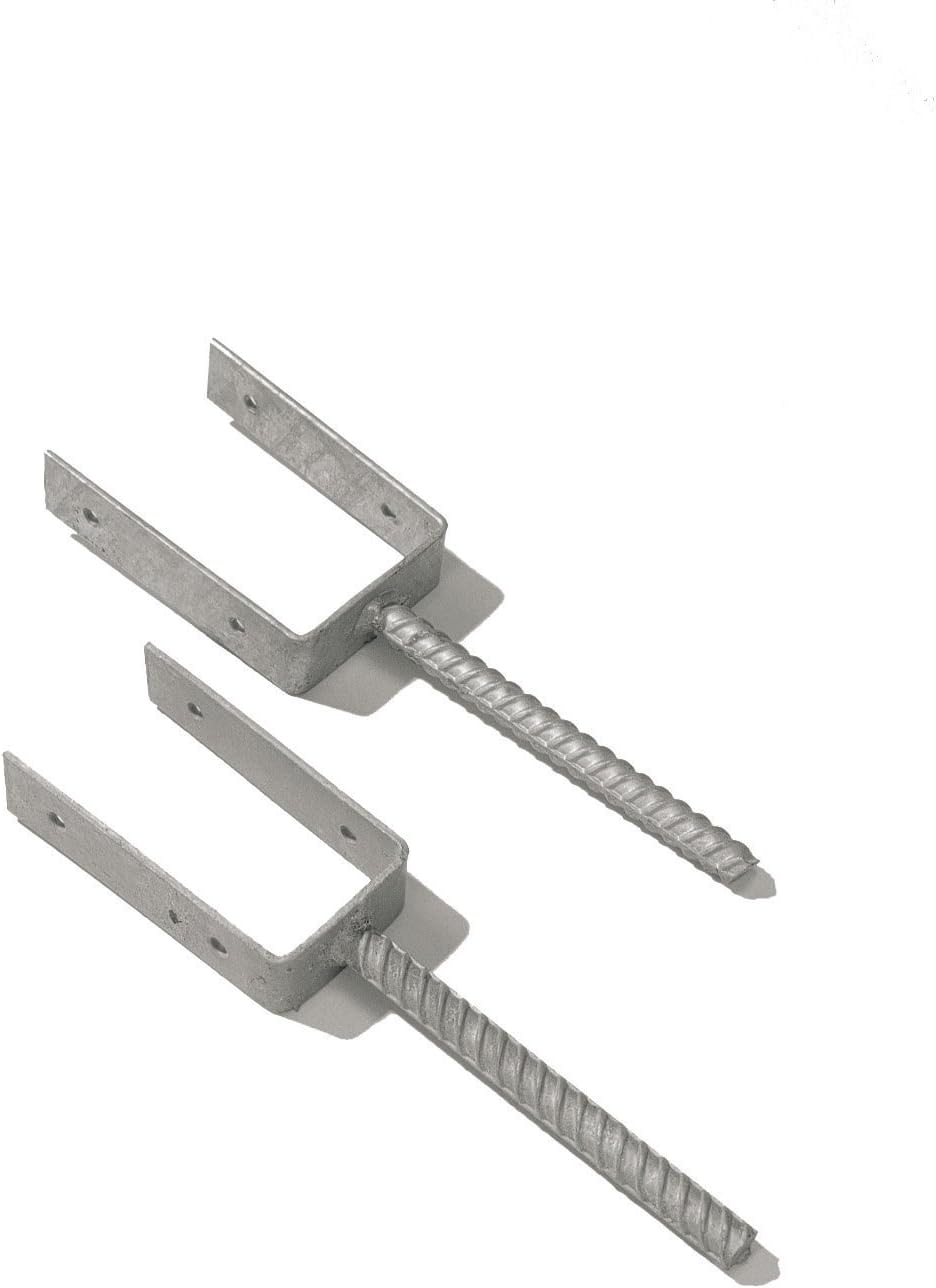 Connex HV4261 Post Anchor 71 x 60 x 100 x 200 x 4 mm/DURCHMESSER16, U-Shape, Material: Galvanised Pack of HV4205 - Image 4