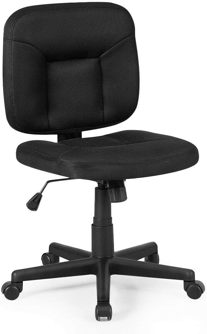Giantex LowBack Office Chair, Ergonomic Armless Computer