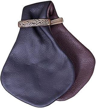 Médiévale Argent Chat Chazza Larp Porte Monnaie Sac Moyen