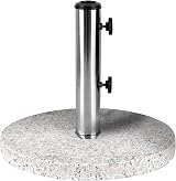 KEPLIN Parasol Base Stand 9kg Granite 45mm Pole Weather Resistant