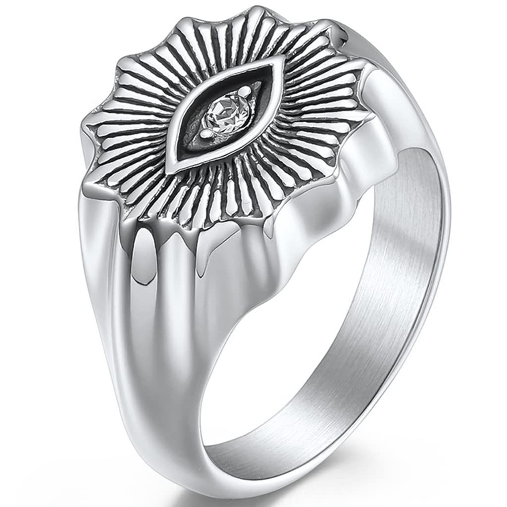 Jude Jewelers Stainless Steel Retro Vintage Eye