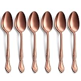 Matte Rose Gold Dinner Spoons, FULLYWARE Stainless