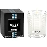 NEST New York Scented Votive Candle, Ocean Mist 
Sea Salt - 2 oz - Up to 28-Hour Burn Time - Reusable Glass Vessel