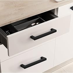 Goldenwarm 30 Pack Black Square Bar Cabinet Pull