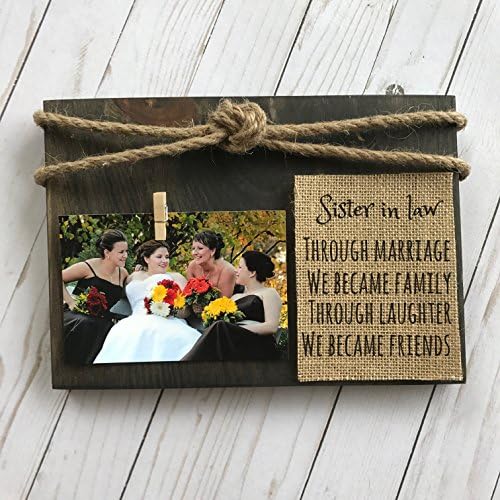 Sister in Law Gift, Sister in Law Frame, Thank You Gift Sister in Law, Wedding Gift Sister in law, Thank You Gift from Sister in Law, Sister in law