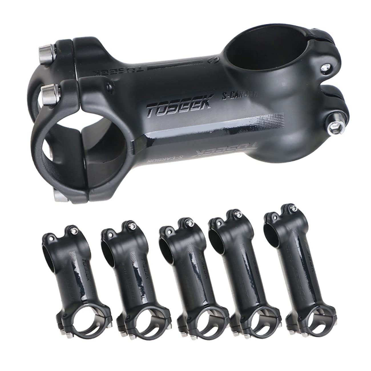 PLATT Bike Stem 31.8mm 6 Degree,Aluminum Alloy Bicycle Stem Riser for BMX MTB Road Bike Mountain Bike(110mm,6 Degree)