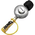 MENSI Propane Gas Grill Regulator with 1/4" Quick Connect Cylinder Tank Adapter Connect 20-50lbs Bottle