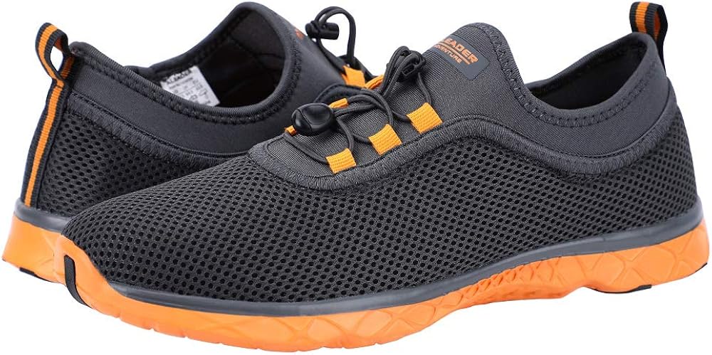 aleader men's mesh slip on water shoes