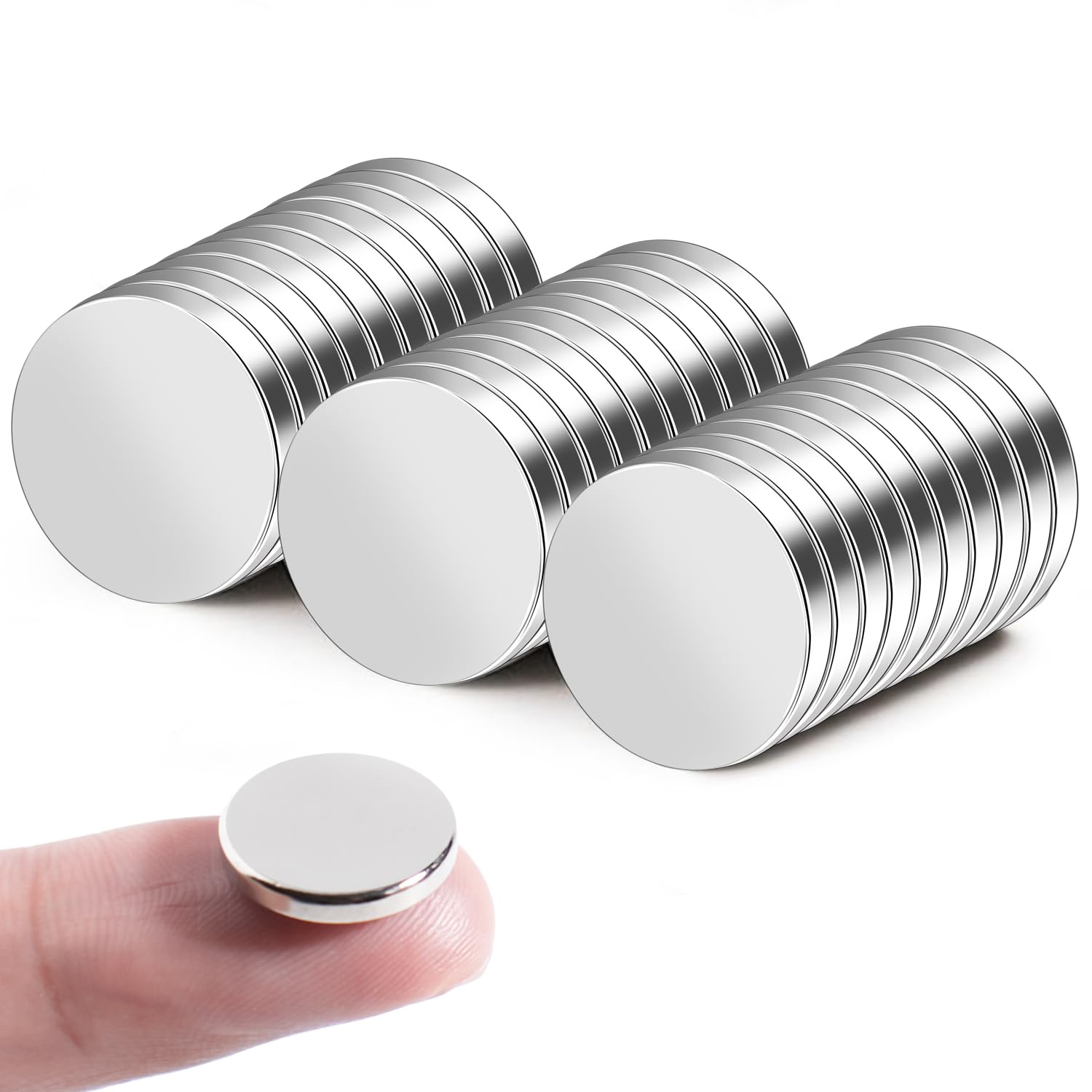 rhinocats 51Pcs Super Strong Magnets，18x2.6mm