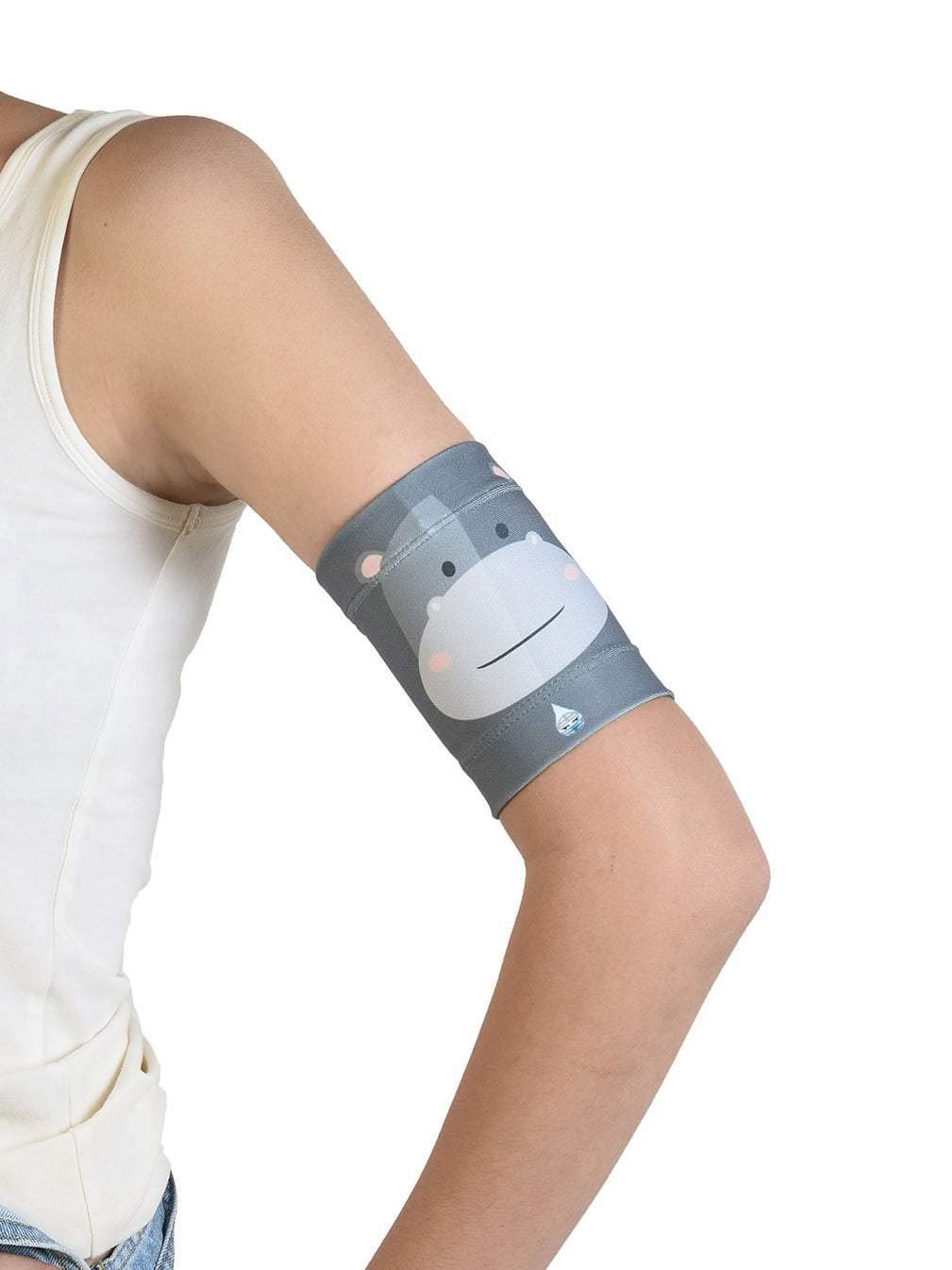 Dia-Band KIDS, armband for CGM Freestyle Libre, Medtronic, Dexcom or Omnipod - Comfortable and reusable diabetic armband for glucose sensor. (Junior.M (19-21 cm))