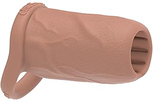 The Happy Wife Girth Sleeve | Open-Ended Intimacy Enhancer for Couples | Body-Safe & Stretchable | Size Medium | 4" Length x 