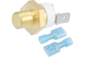 ACROPIX Universal Automotive Radiator Engine Cooling Fan Temperature Thermo Sensor Switch 1/8'' NPT 175-190 Degrees on 155 De
