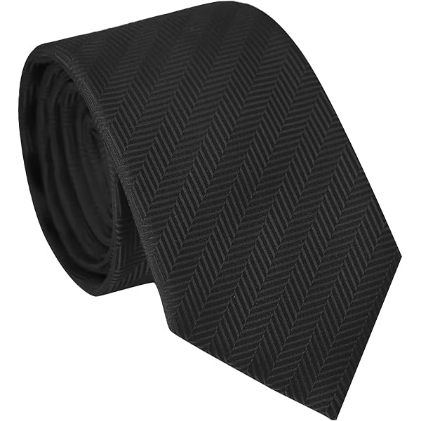 Retreez Wavy Zig Zag Stripe Pattern Skinny Tie - Green | 58" Length, 2" Width | 100% Polyester Unisex Dress Tie - View #12