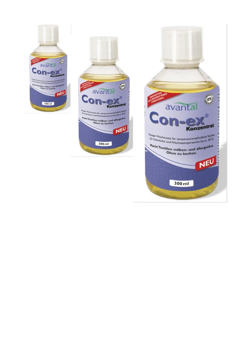 con de Ex lavandería adicional contra ácaros 300 ml en ventaja ...