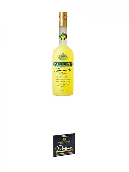 Pallini Limoncello aus Italien 3,0 Liter Magnum + Chateau du COQ Prosecco Kondom 1er