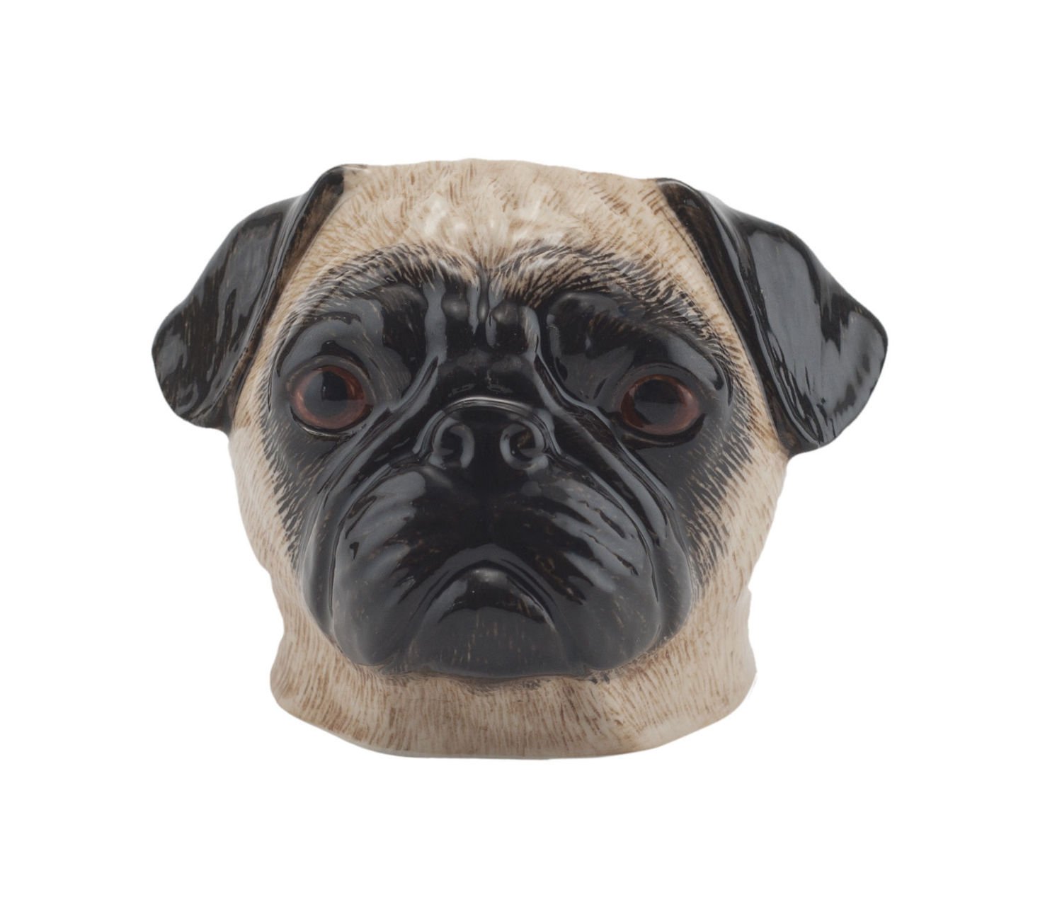 Quail Ceramics Fawn Pug Face Egg Cup