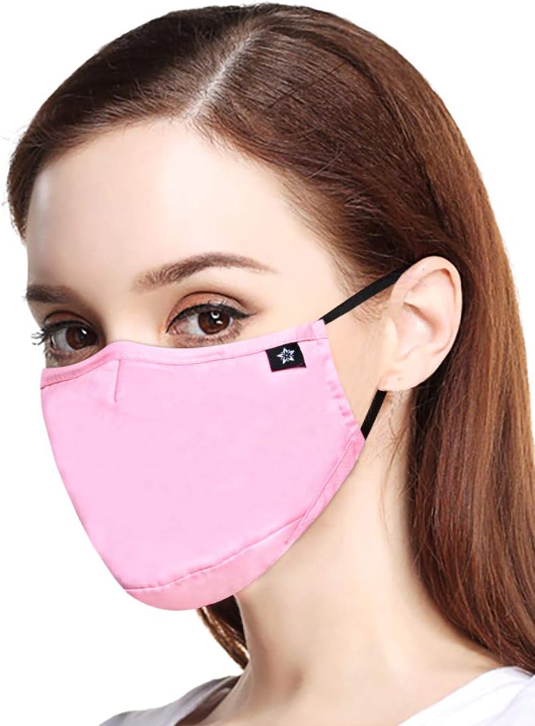 Novotel Mouth Face Cotton Reusable and Washable Fashion Cute Adjustable Half Cloth for sports, Running，Outdoor Windproof shields (Unisex）
